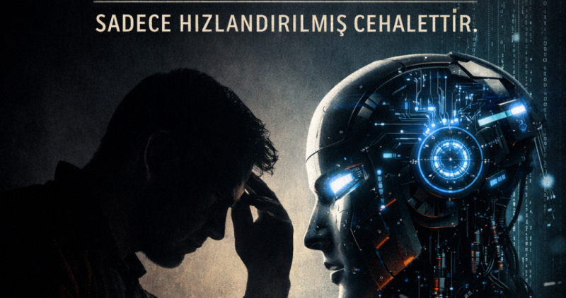 dusunmeyen insanin elinede yapay zeka